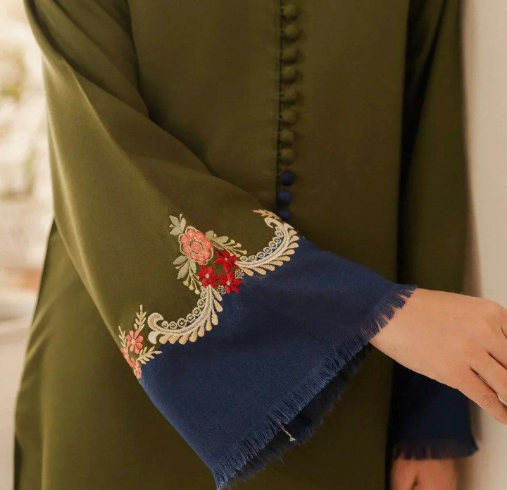 Huma Embroidered stiched (2 piece)ZL1008