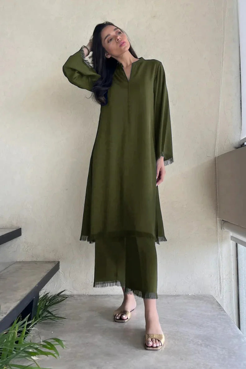 Blamo - 2 PC Stitched Premium Fabric