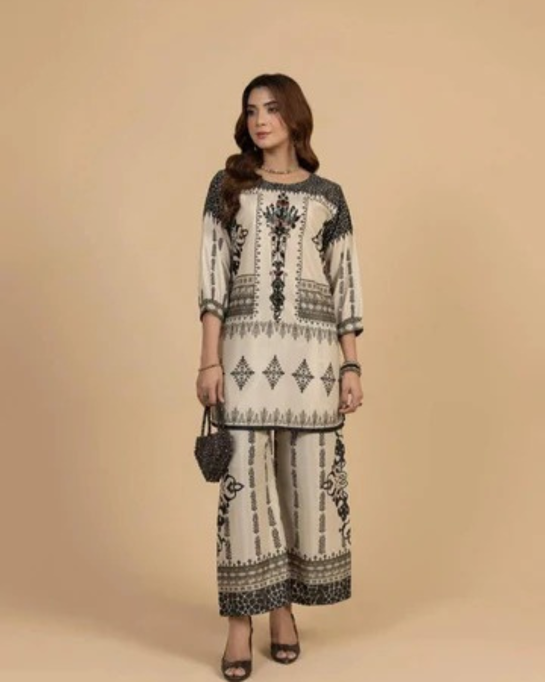 Nihal- Swiss with mirrors digital ( 2 piece) ZL1005