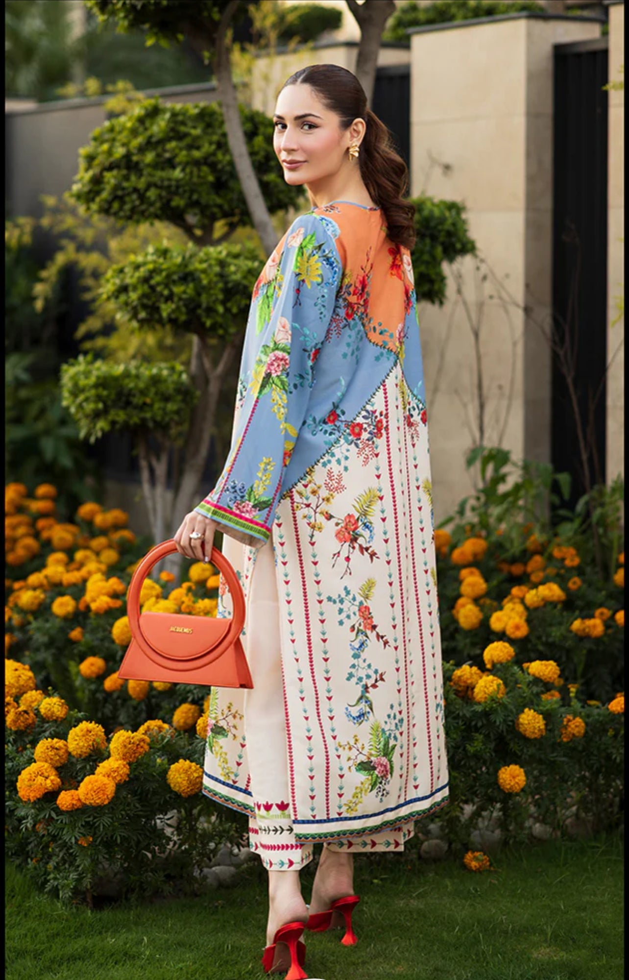 Sunset - Digital Printed Lawn Silk 2pc