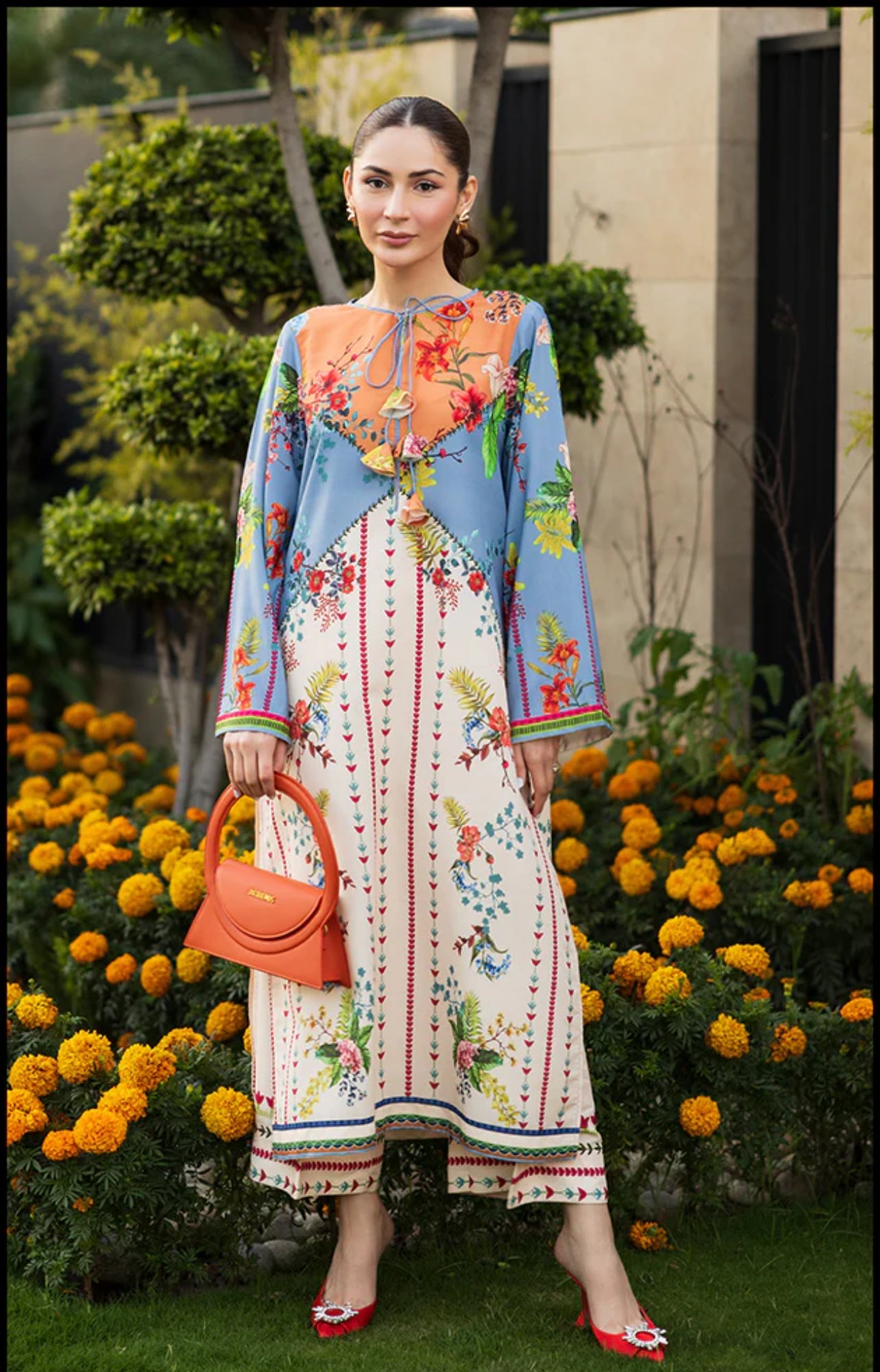 Sunset - Digital Printed Lawn Silk 2pc