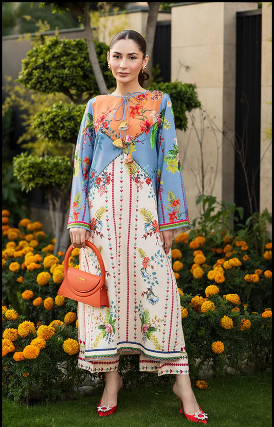 Sunset - Digital Printed Lawn Silk 2pc