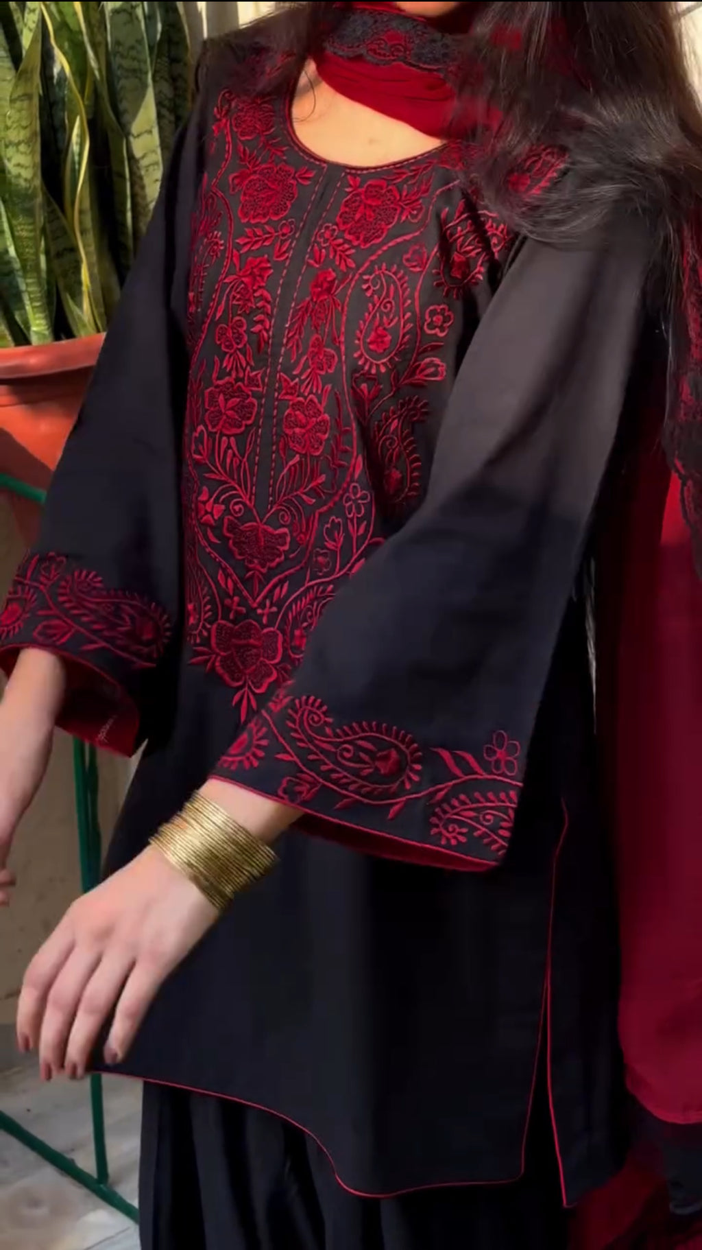 Johra - 2pc Embroidered Suit -Premium Winter Fabric