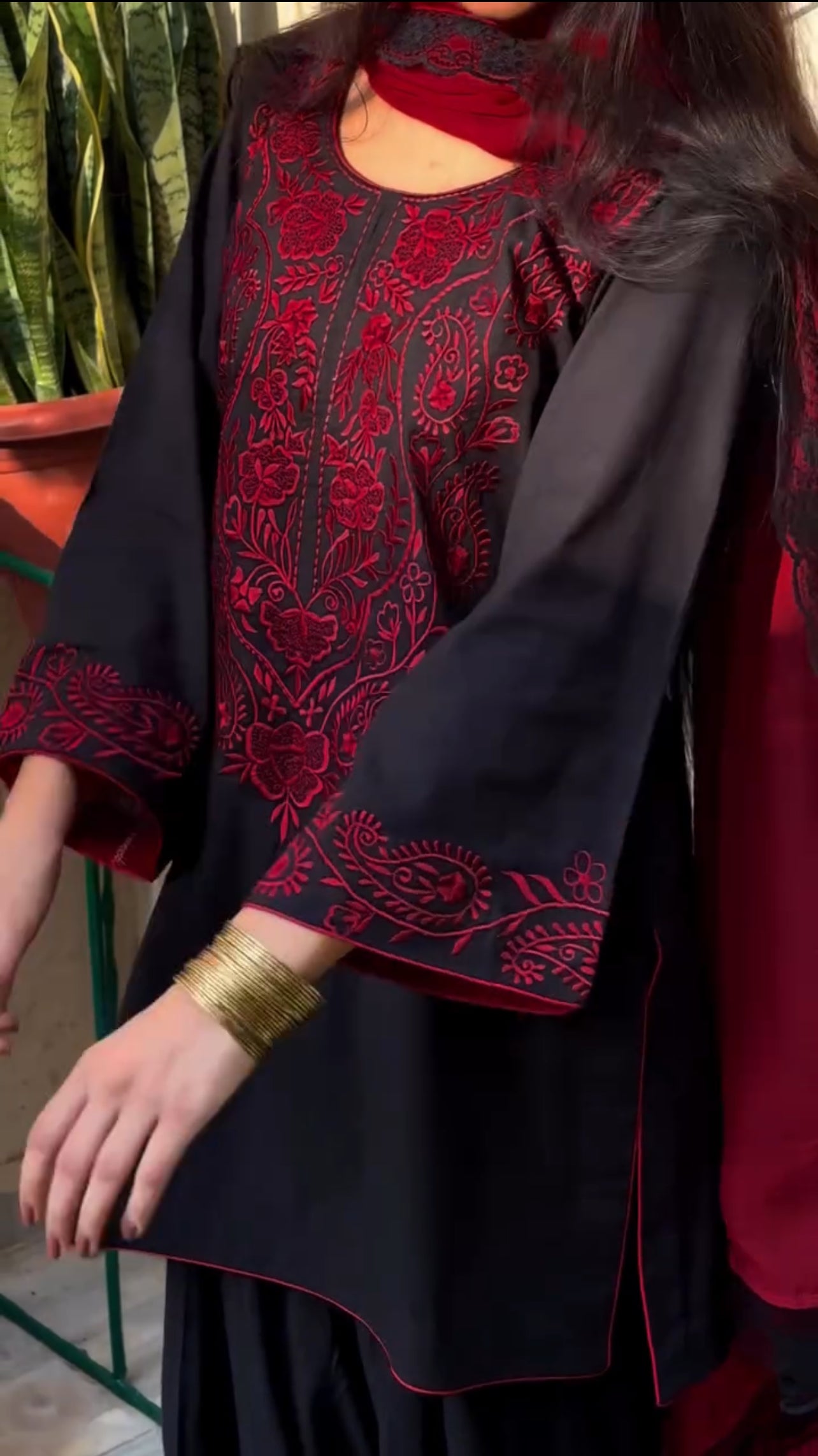 Johra - 2pc Embroidered Suit -Premium Winter Fabric