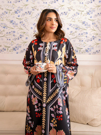 Nargis - Stitched 2pc Kaftan style printed Suit - Premium Fabric
