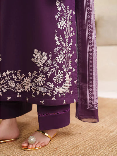Kanza - 2Pc Embroidred Suit - Premium  Fabric