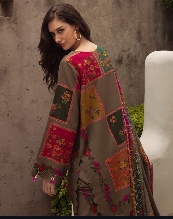 Hala - Stitched Silk Suit - Premium Fabric