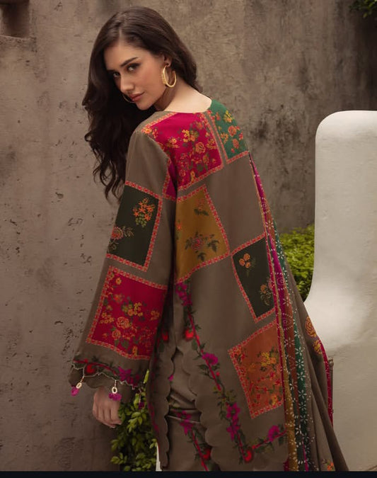 Hala - Stitched Silk Suit - Premium Fabric