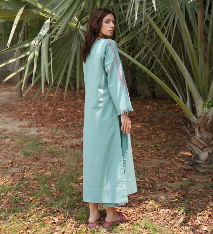 Sassi - Embroidred Stitched 2 PC Premium Fabric