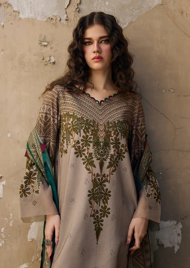 Rumi - Stitched Silk Suit - Premium Fabric