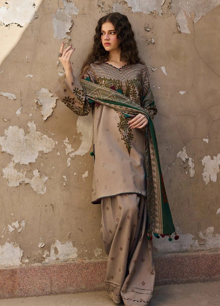 Rumi - Stitched Silk Suit - Premium Fabric