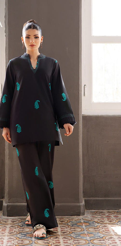 Maya Embroided - 2Pc Premium Fabric