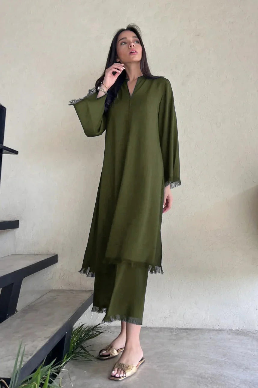 Blamo - 2 PC Stitched Premium Fabric