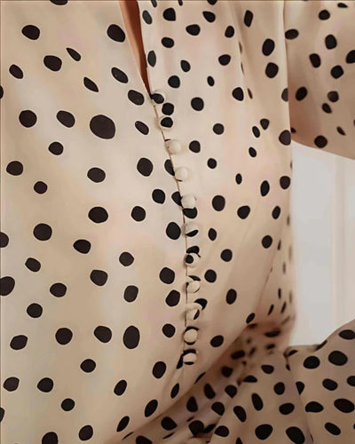 Dot Desire  - 2pc Suit - Premium Fabric