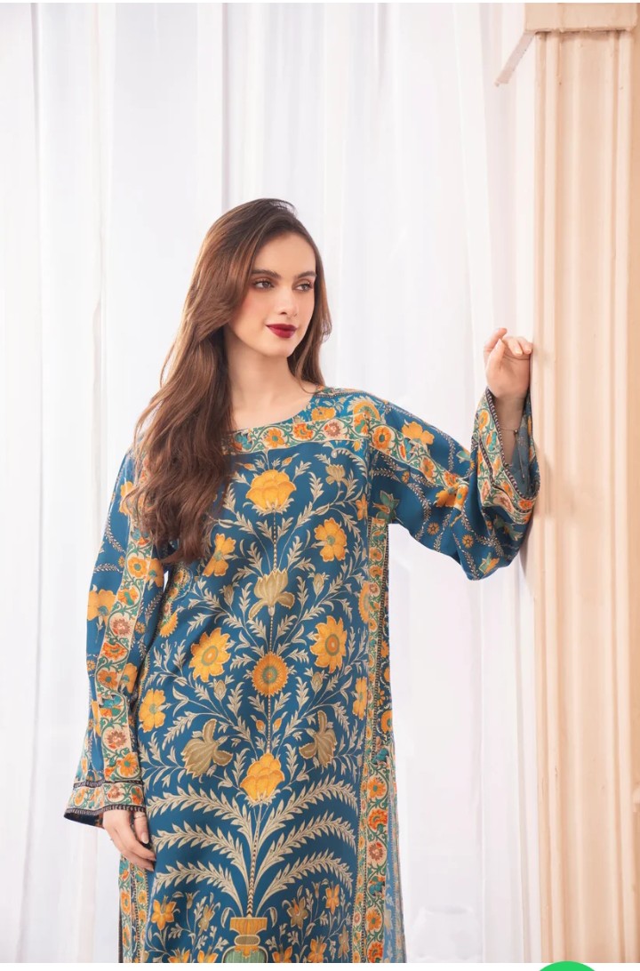 Laila bule Stitched 2 piece